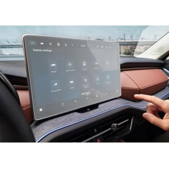 Skoda Kodiaq 10 İnç İle Uyumlu Mat Ekran Koruyucu Multimedya Şeffaf