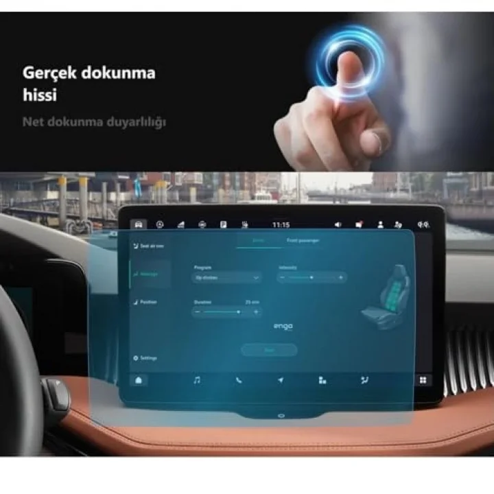 Skoda Superb 10 İnç İle Uyumlu Ekran Koruyucu Multimedya Navigasyon