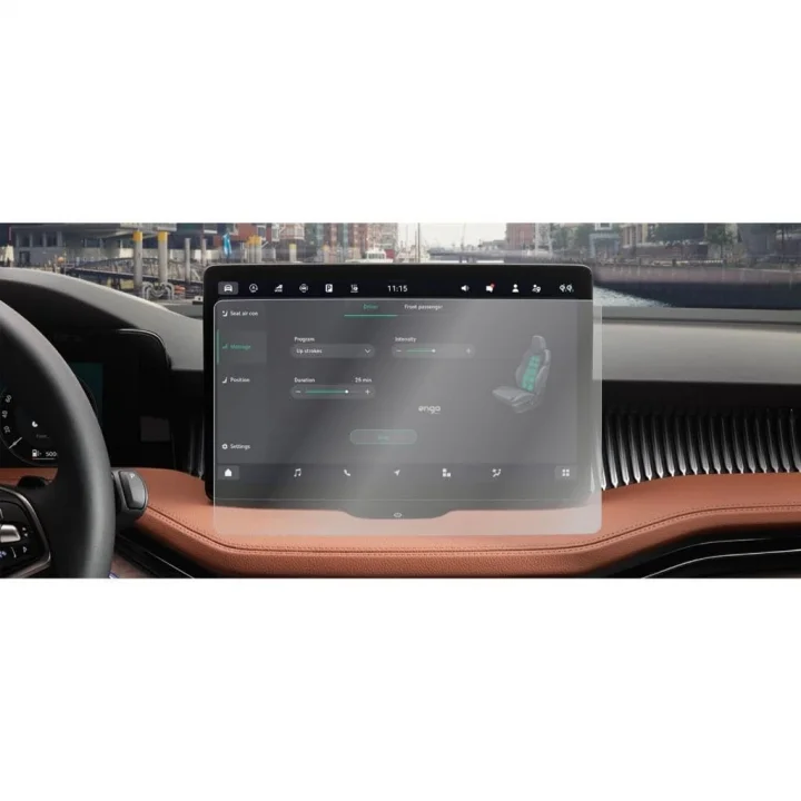 Skoda Superb 10 İnç İle Uyumlu Multimedya Navigasyon Mat Ekran Koruyucu Şeffaf