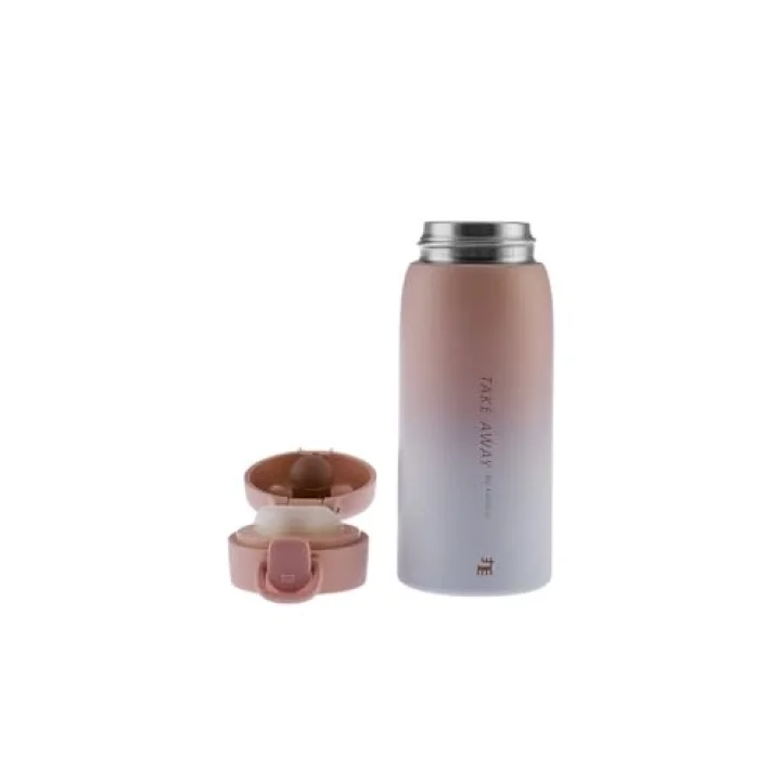 Skyfall Çelik Sızdırmaz Pembe Termos 350 Ml