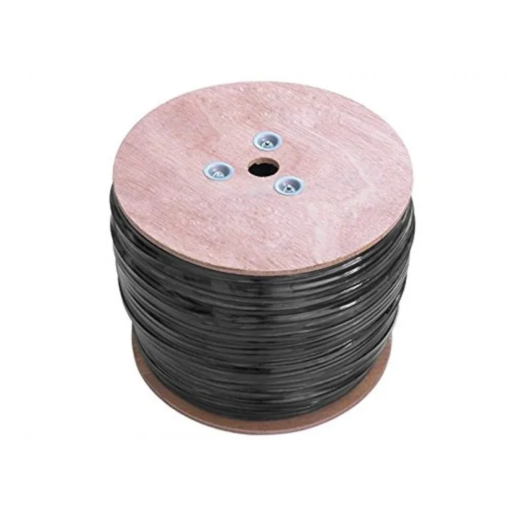 SL-CAT609 305m 23AWG 0.56mm CCA Double Jack GRİ+Siyah CAT6 Kablo