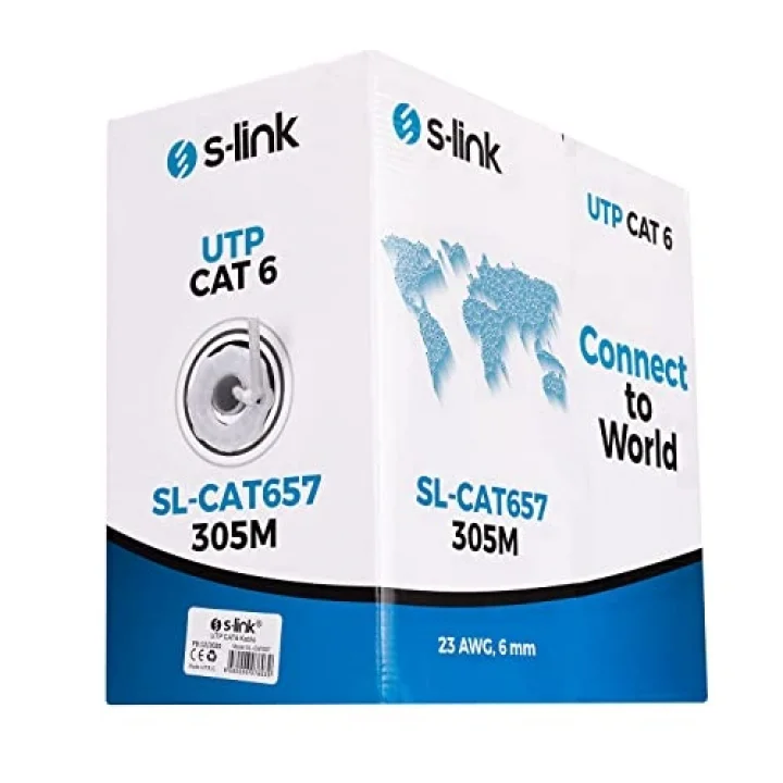 SL-CAT657 305m 23AWG Utp CAT6 Kablo