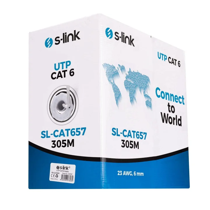 SL-CAT657 305m 23AWG Utp CAT6 Kablo