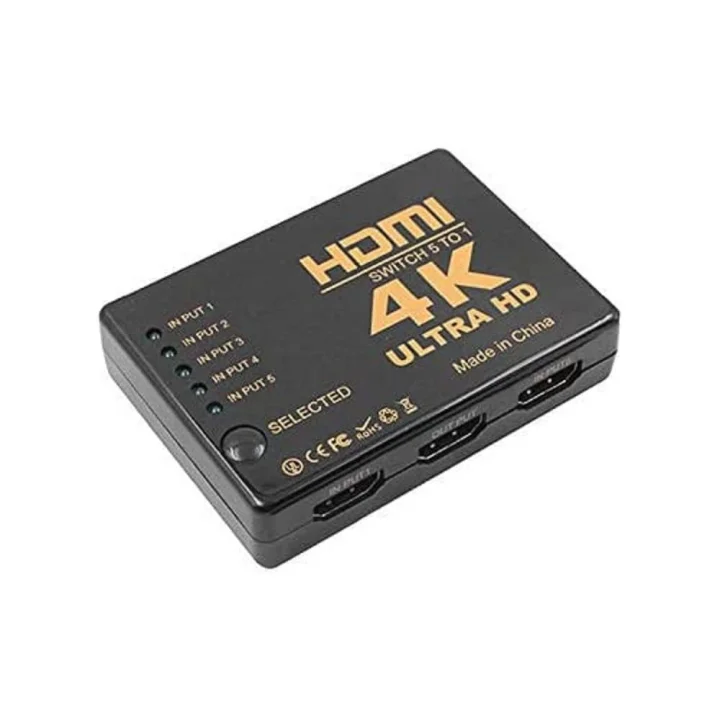 SL-HSW4K55 HDMI 5TO1 SWITCH 4K*2K, IR +Adaptör