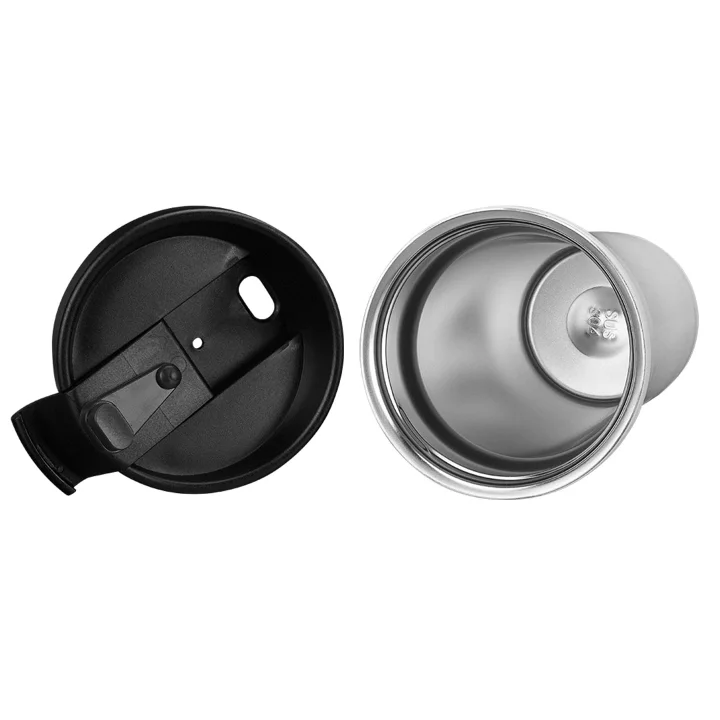 SL-TM1971A Mat Beyaz 500ML Iç 304 Dış 201 Paslanmaz Çelik Termos Kupa