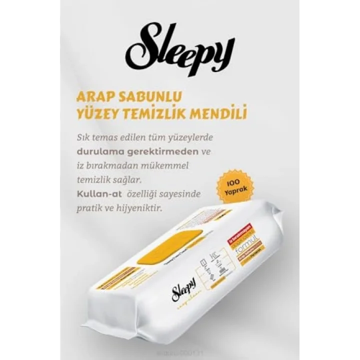 Sleepy Arap Sabunlu Yüzey Havlusu 12 AL 11 Öde Hediyeli