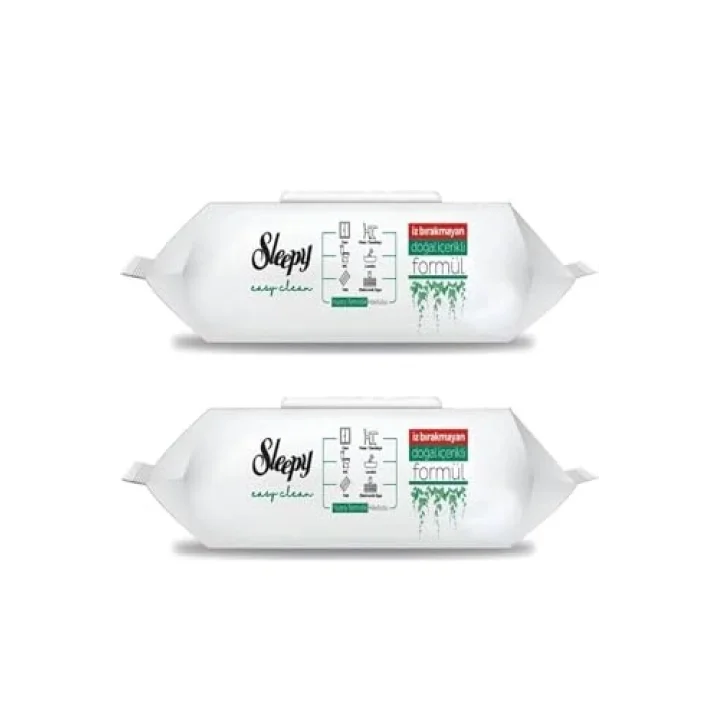 Sleepy Easy Clean 100 Lü Yüzey Temizlik Havlusu 2 Adet