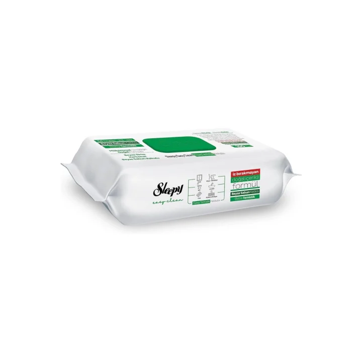 Sleepy Easy Clean Beyaz Sabun Katkılı Yüzey Temizlik Havlusu 100
