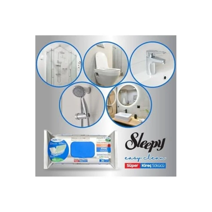 Sleepy Easy Clean Süper Kireç Sökücü Havlu 8X30 (240 Yaprak)