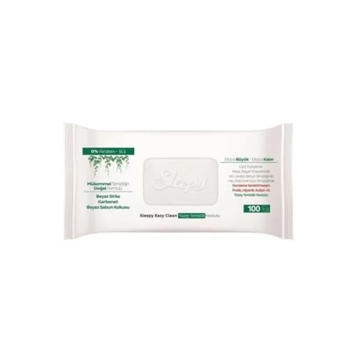 Sleepy Easy Clean Yüzey Temizlik Havlusu 100lü