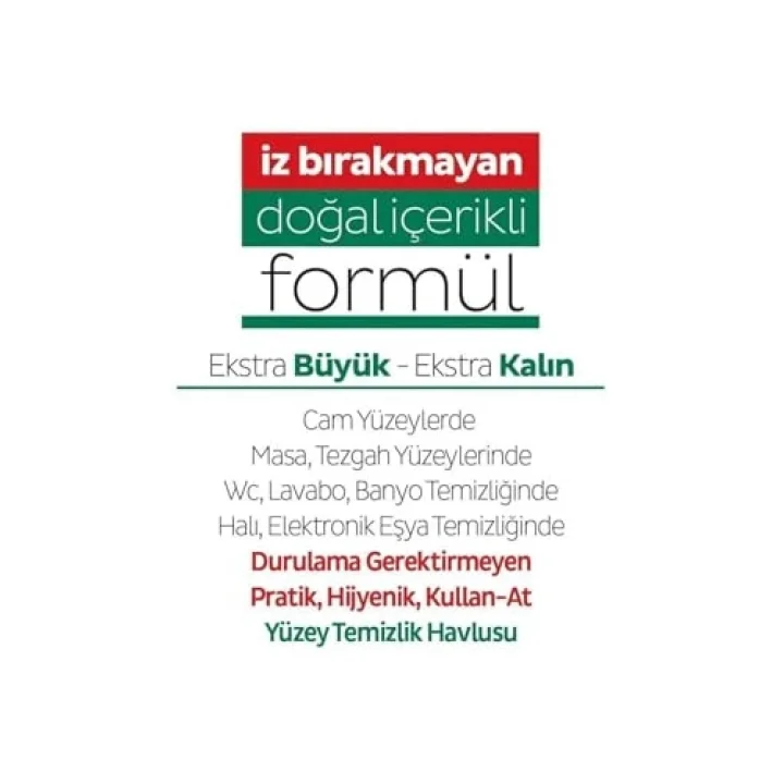 Sleepy Easy Clean Yüzey Temizlik Havlusu 100lü