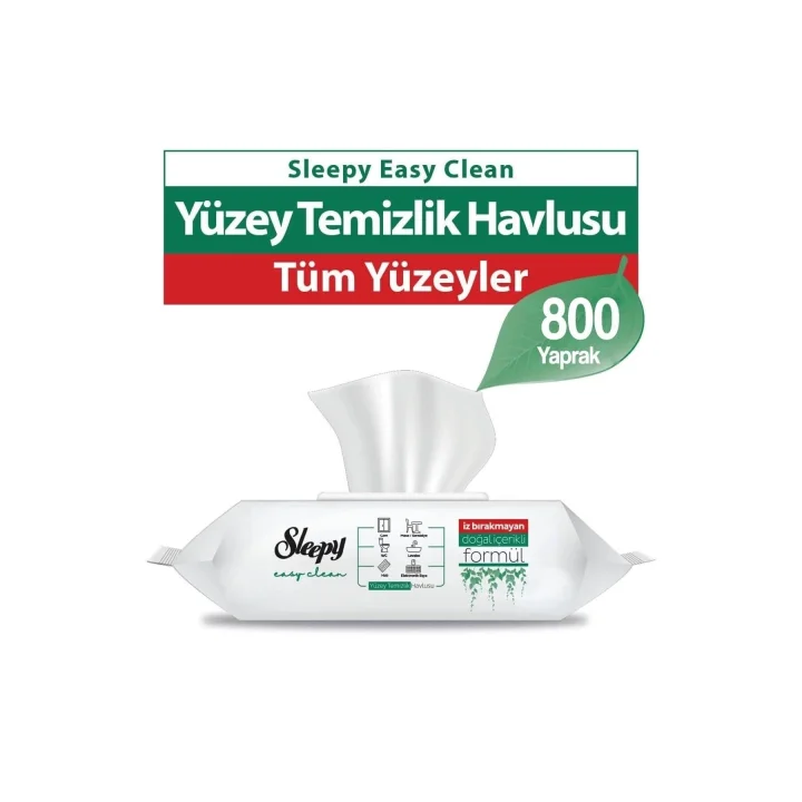 Sleepy Easy Clean Yüzey Temizlik Havlusu 100 x 8