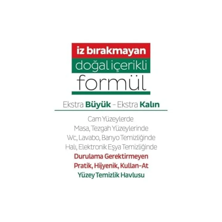 Sleepy Easy Clean Yüzey Temizlik Havlusu 50 li x 12