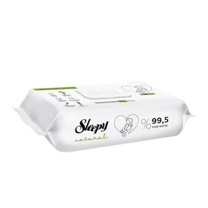 Sleepy Natural Yenidoğan Islak Bebek Havlusu 60lı