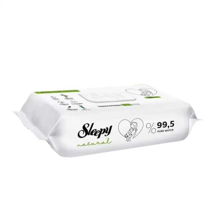 Sleepy Natural Yenidoğan Islak Bebek Havlusu 60lı