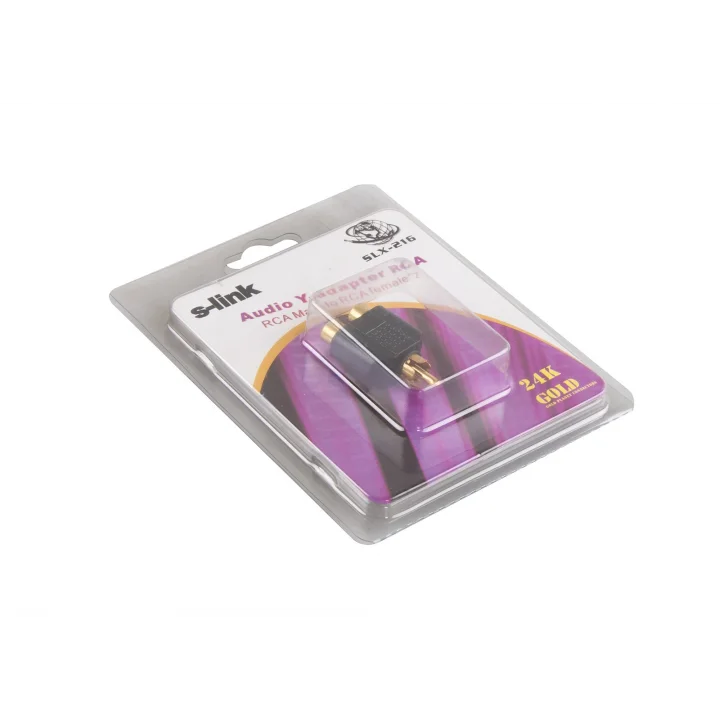 SLX-216 Audio Y- Adapter RCA Çevirici