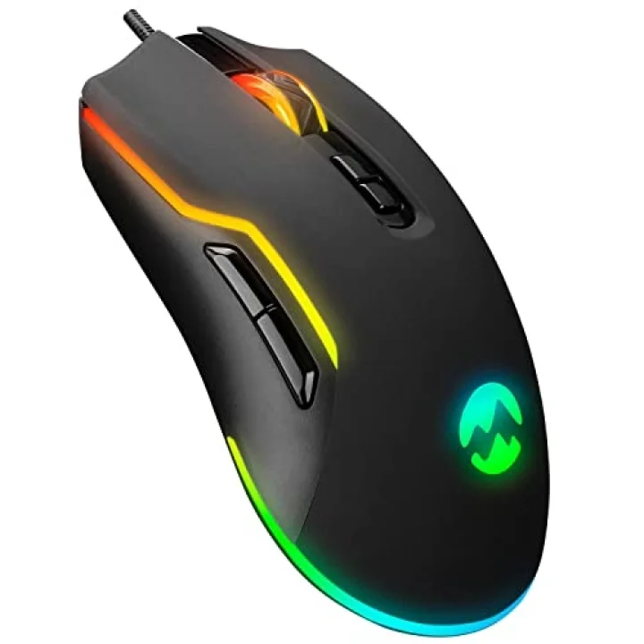 SM-G14 DUSK Usb Siyah 1600-7200 dpi RGB Ledli Gaming Oyuncu Mouse