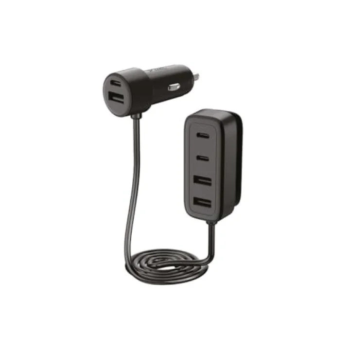 SmartCharger 6sı 1 Arada PD 90W Araç Hızlı Şarj Aleti 3 USB-C+3 USB-A