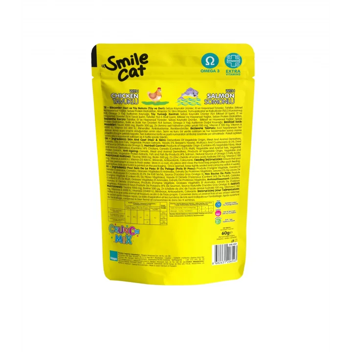 Smile Cat Crunch Mix 60 gr