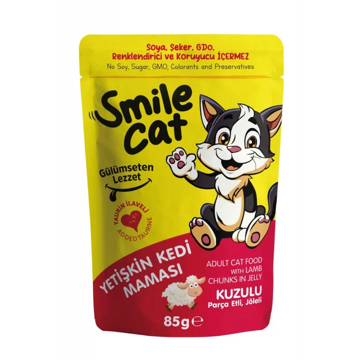 Smile Cat Pouch 85 gr Kedi Kuzulu