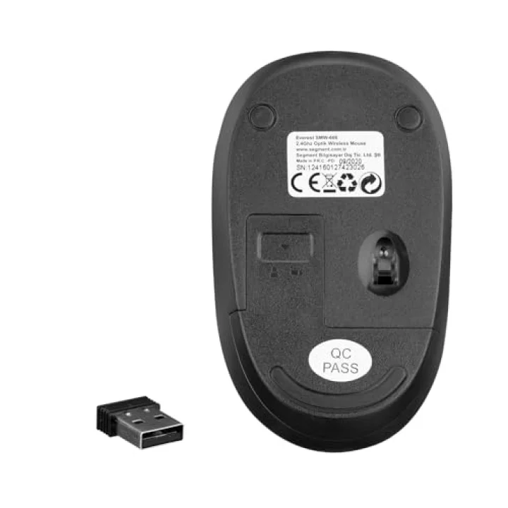 SMW-666 Usb Siyah 2.4Ghz Optik Wireless Mouse