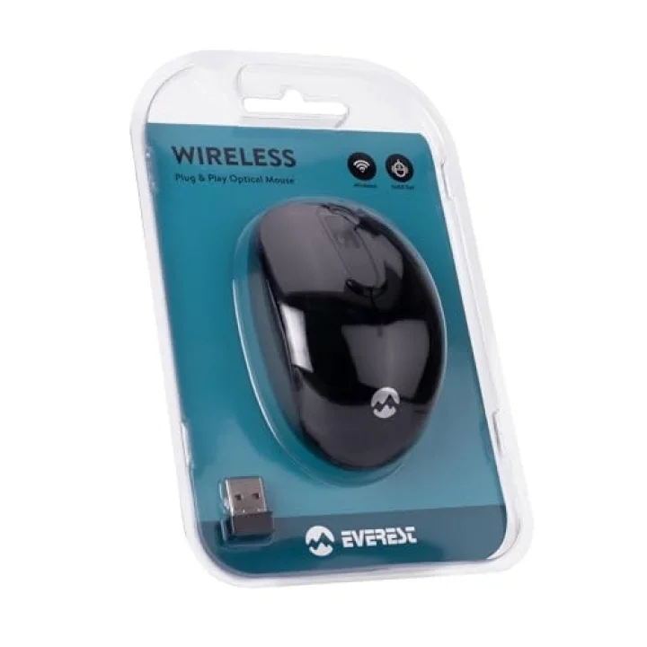 SMW-666 Usb Siyah 2.4Ghz Optik Wireless Mouse