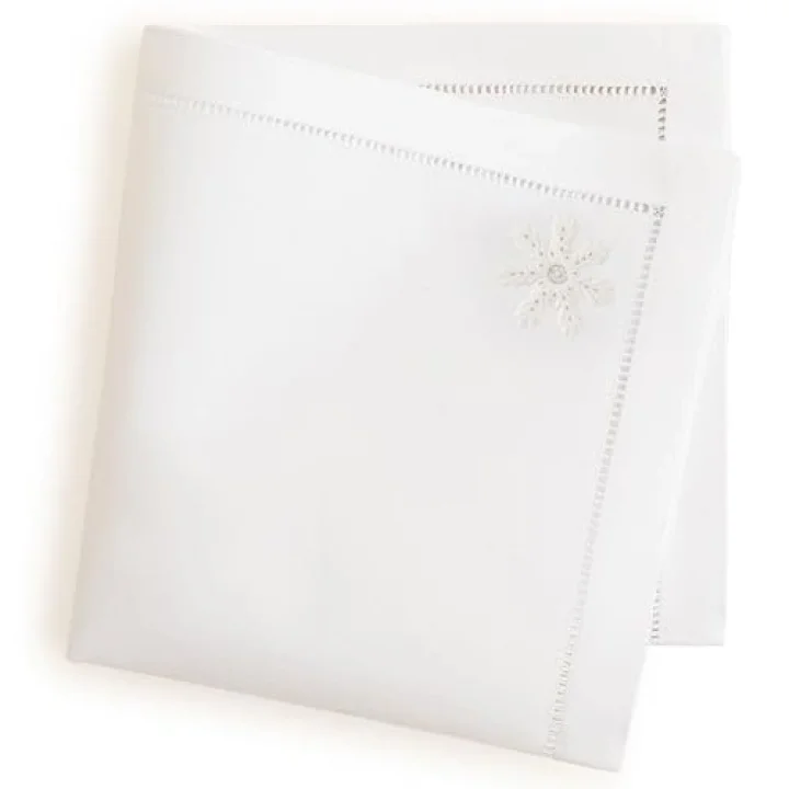 Snowflake Peçete 40x40 Cm Beyaz
