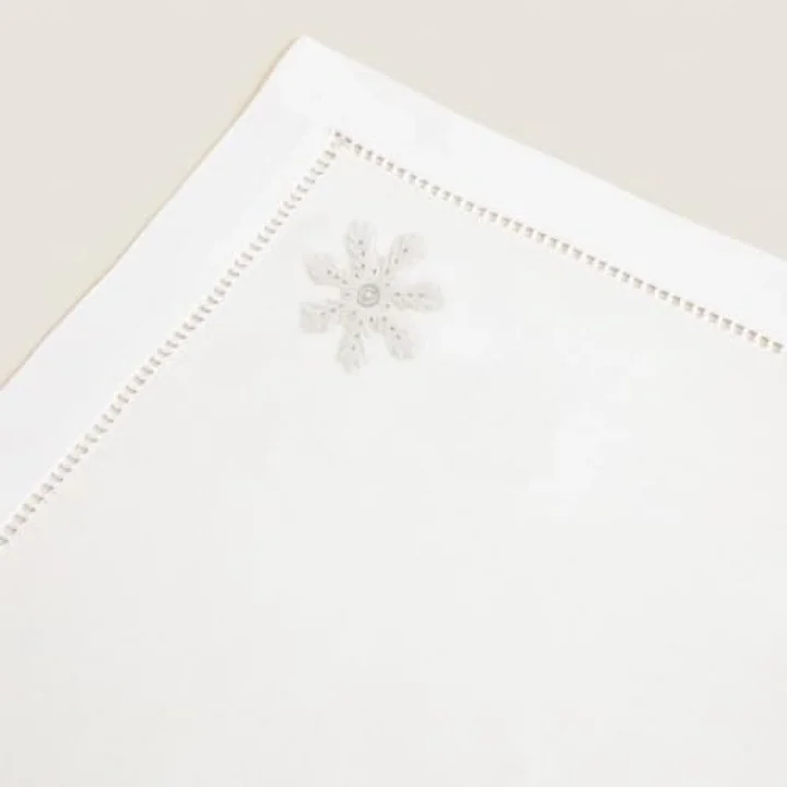 Snowflake Peçete 40x40 Cm Beyaz
