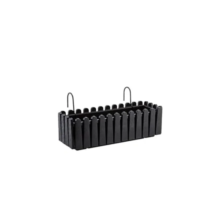 SO-İB02 Antrasit Askılı Balkon Saksı Takım 9 lt No 2