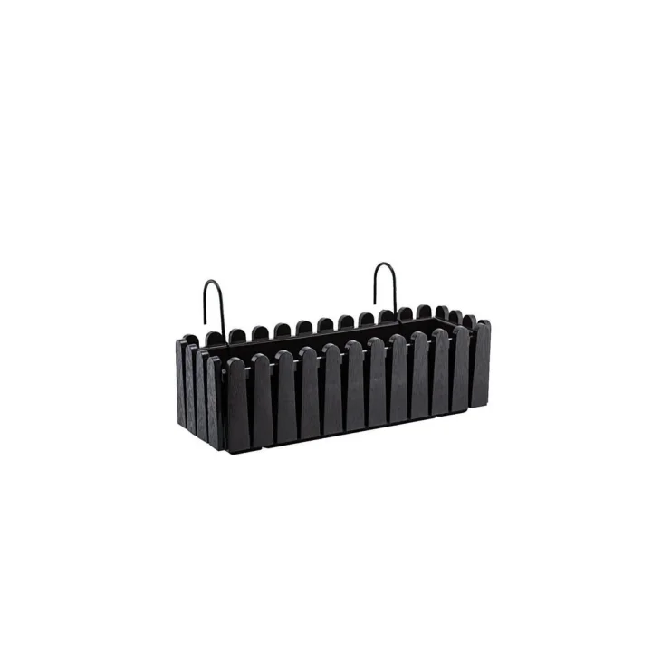 SO-İB02 Antrasit Askılı Balkon Saksı Takım 9 lt No 2