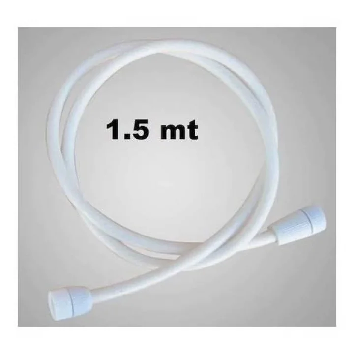 Mey İthalat® Şofben Plastik Duş Hortumu 1/2X1/2 150 cm