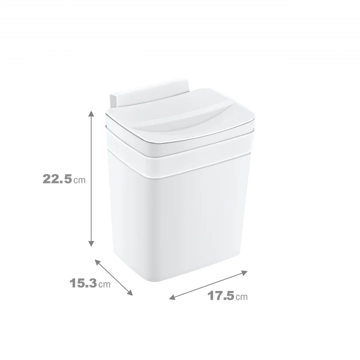 Soft Askılı Çöp Kutusu 4 LT BEYAZ