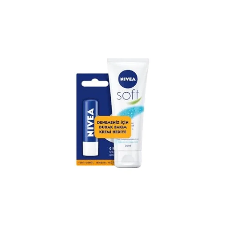 Soft El Kremi 75 ml ve Essential Dudak Balmı Seti - Nemlendirici