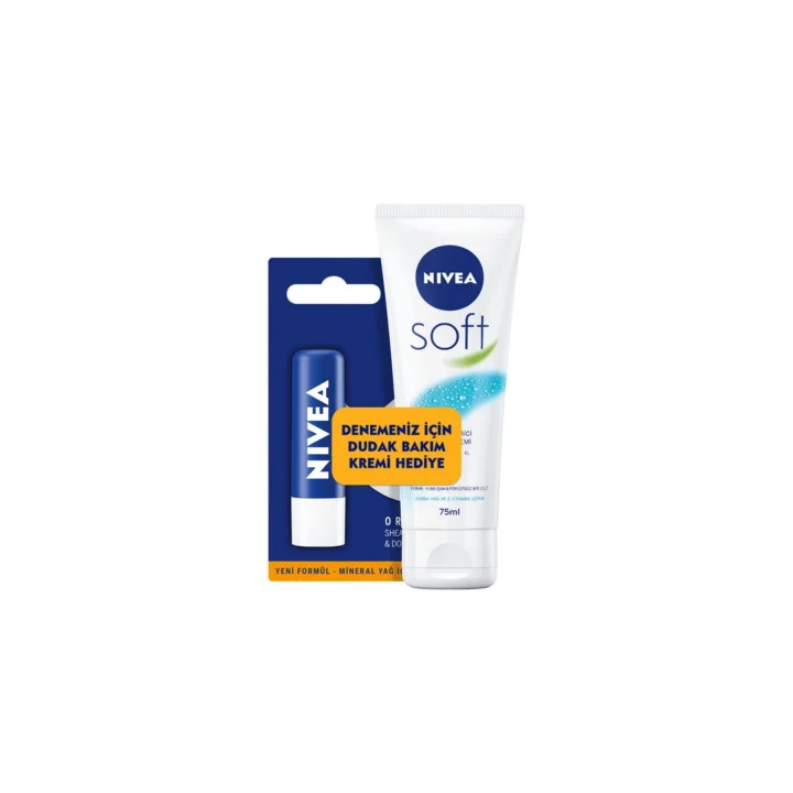 Soft El Kremi 75 ml ve Essential Dudak Balmı Seti - Nemlendirici