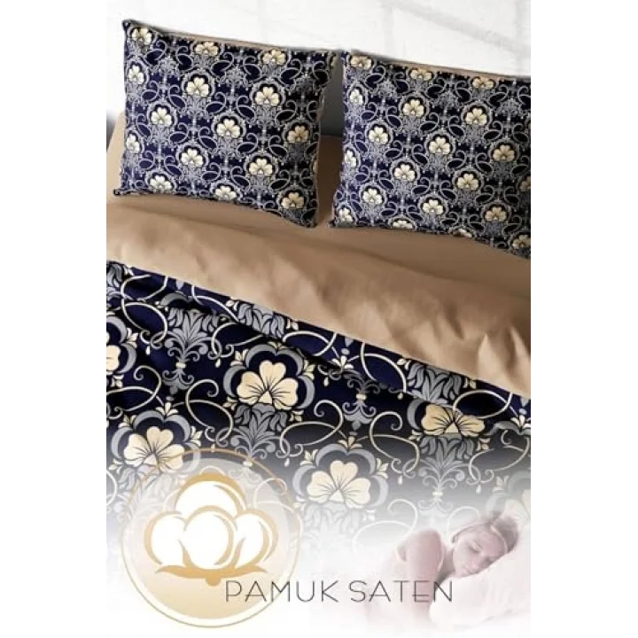 Soft Night Klasik Çift Kişilik Nevresim Takımı, monohome3596