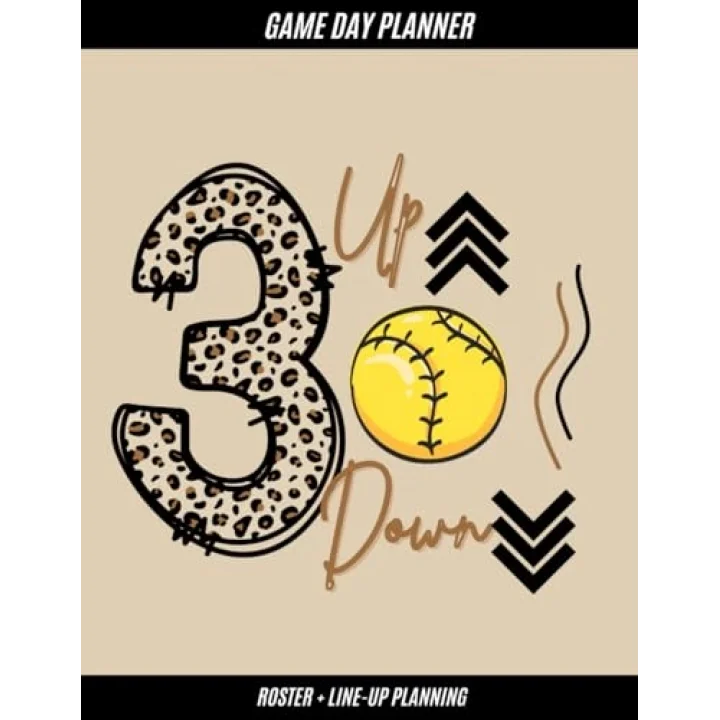 Softball Coach Game Planner - The Game Day Companion Notebook: 75 Pages | 8.5 x 11in.