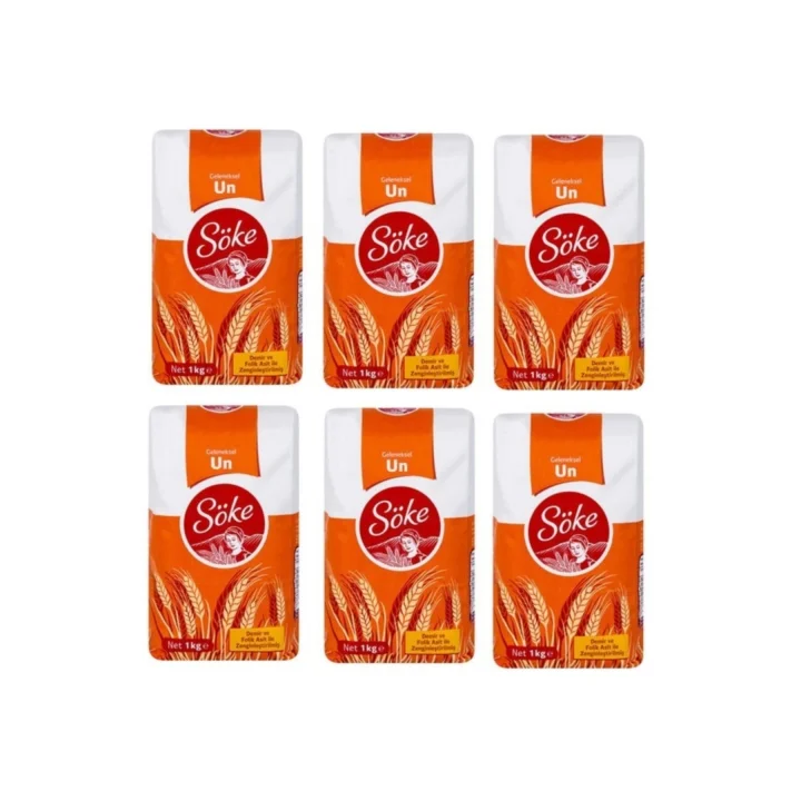 Söke Un 2 kg x 6 Adet (12 kg)