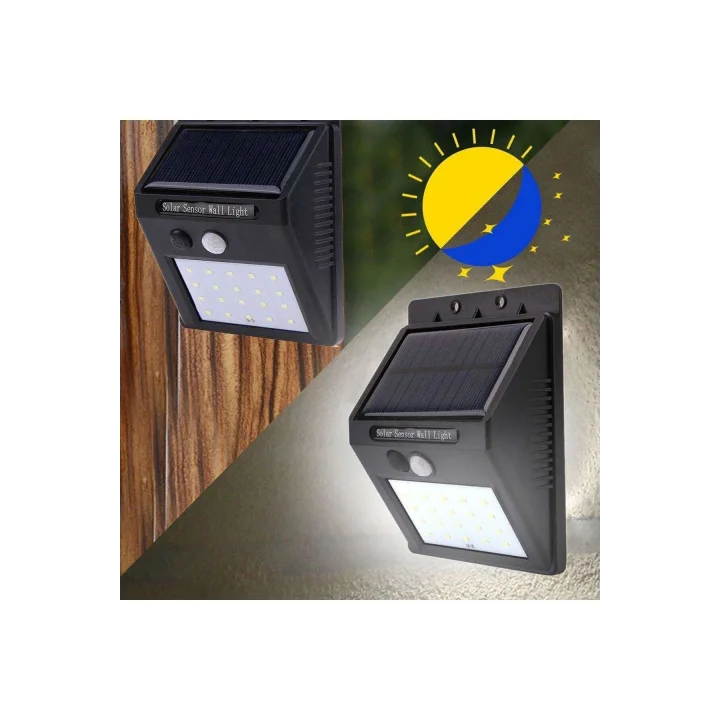 Solar Güneş Enerjili Şarj Olabilen 20 Ledli Bahçe Lambası