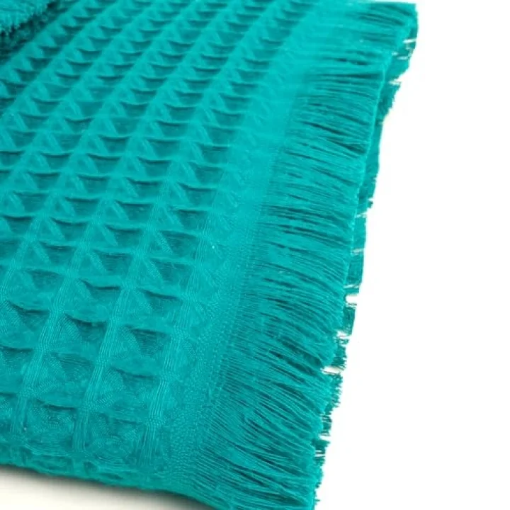 Solıd Koyu Yeşil Banyo Havlusu 90x150 Cm