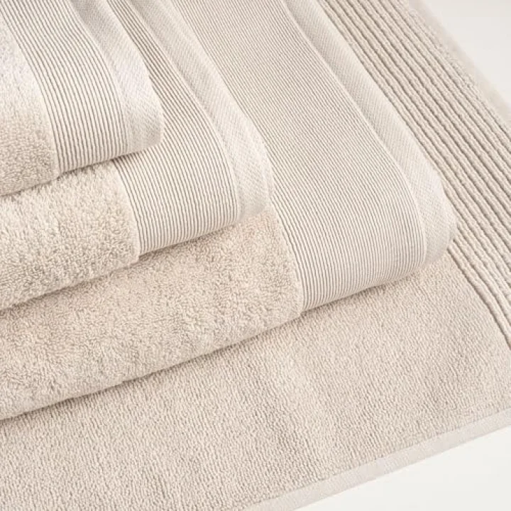 Solıd Krem Banyo Havlusu 90x150 Cm