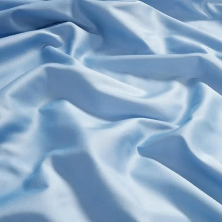 Solıd Mavi Tek Kişilik Pamuk Nevresim Seti
