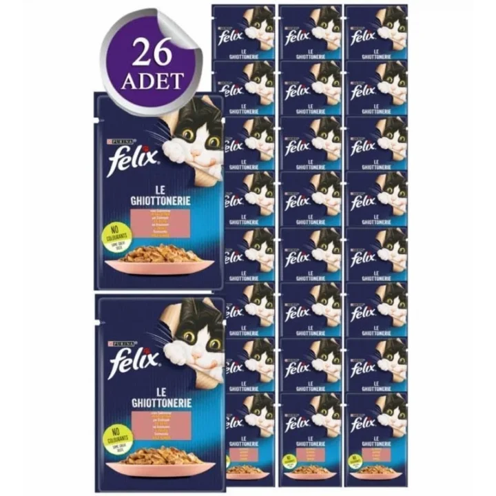 Somonlu Kedi Yaş Mama (26 x 85 gr)