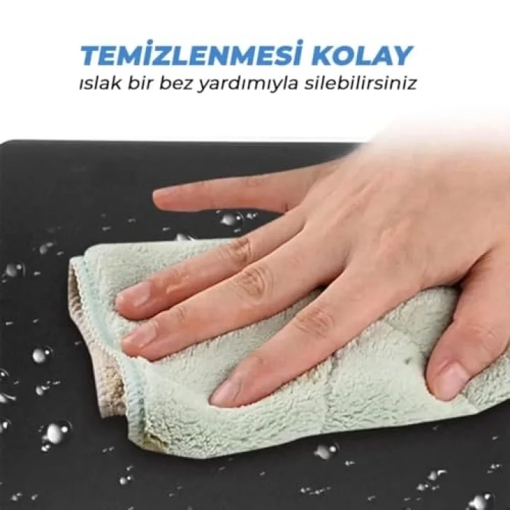 SonicTouch UltraGrand Siyah ve Neon Yeşili Aslan Dikişsiz Xxl Gaming Oyuncu Masaüstü Klavye Mouse Pad 40x90Cm