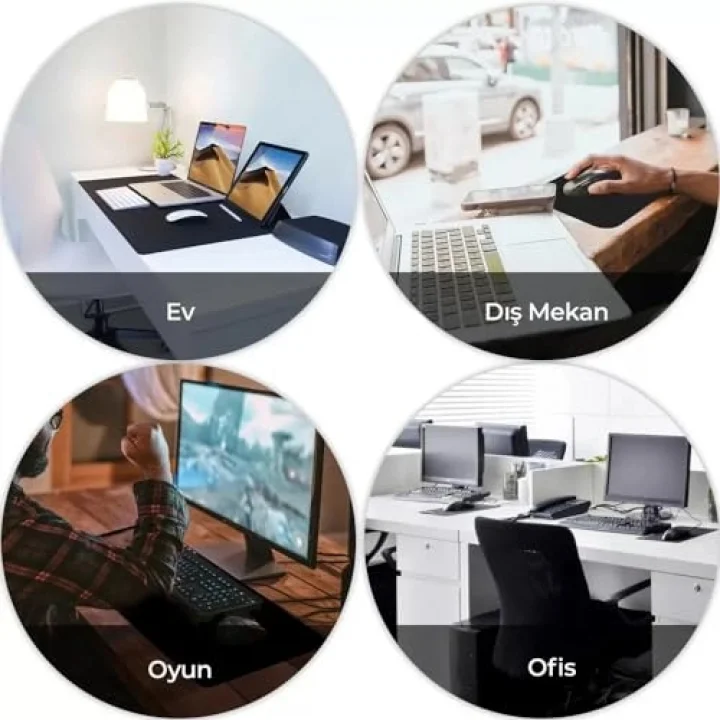 SonicTouch UltraGrand Siyah ve Neon Yeşili Aslan Dikişsiz Xxl Gaming Oyuncu Masaüstü Klavye Mouse Pad 40x90Cm