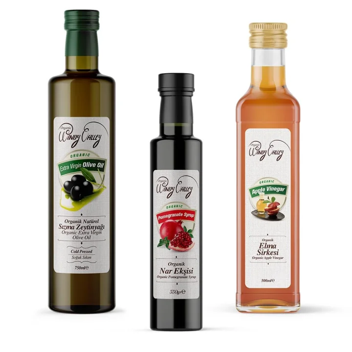 Soslar Seti (3 Parça) / ECOCERT Sertifikalı (750ml + 500ml + 250ml)