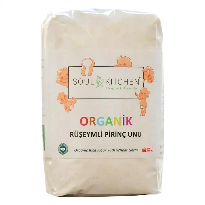 SOUL KITCHEN ORGANİK RÜŞEYMLİ PİRİNÇ UNU 250GR