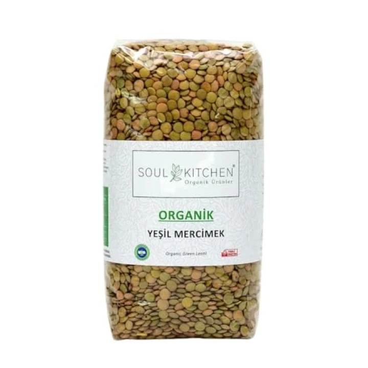 Soul Kitchen Organik Yeşil Mercimek 750 gr