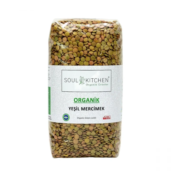 Soul Kitchen Organik Yeşil Mercimek 750 gr