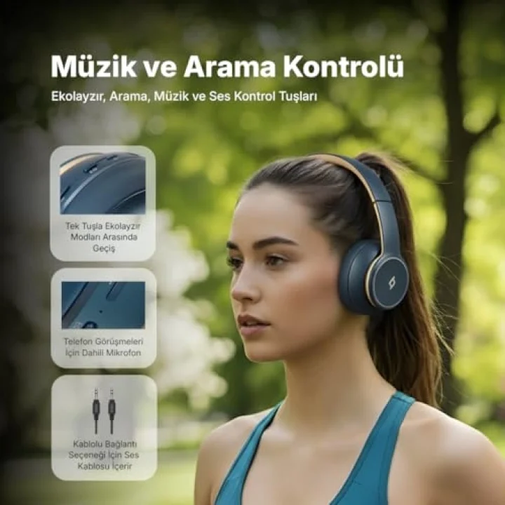 SoundLife Neo Kulaküstü Kablosuz Bluetooth Kulaklık