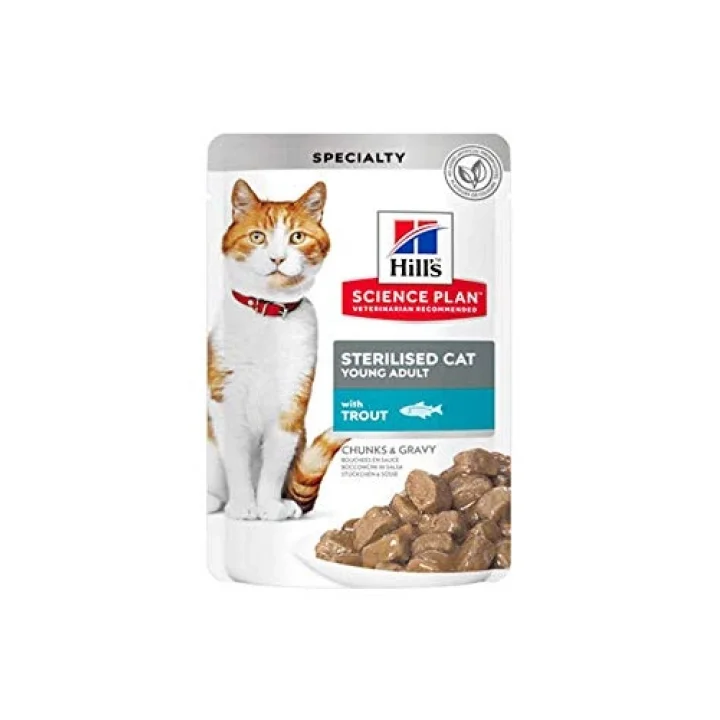 SP Alabalıklı Kısırlaştırılmış Yetişkin Kedi Pouch 85g